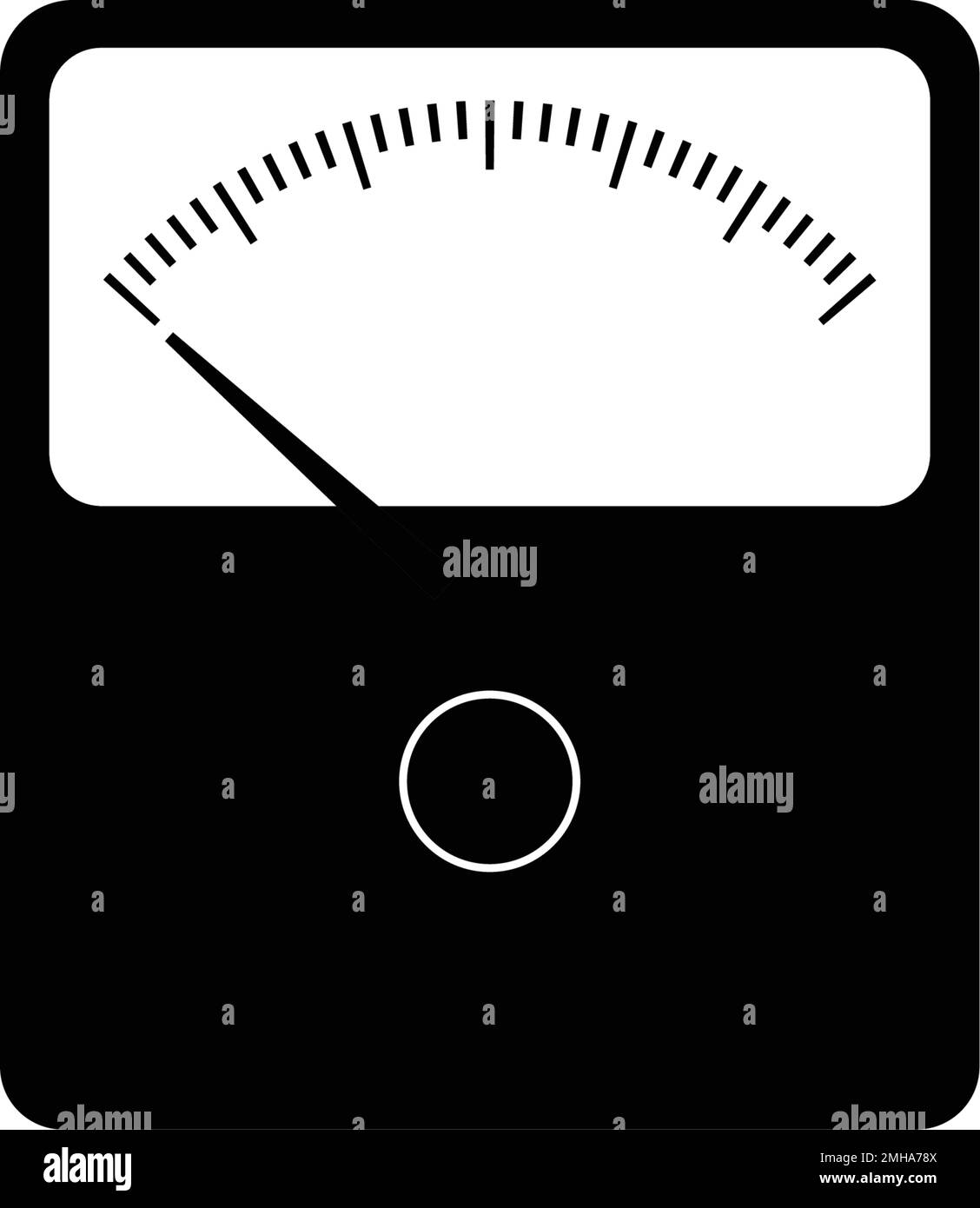 Design mit Logo für elektrische Messgeräte Stock Vektor