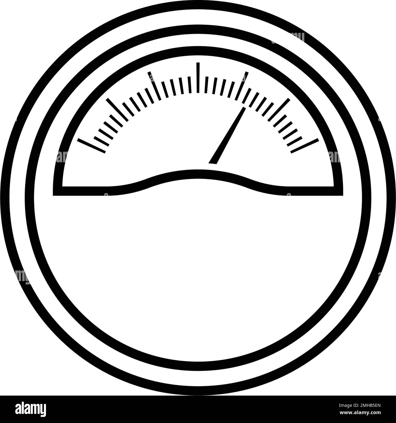 Design mit Logo für elektrische Messgeräte Stock Vektor