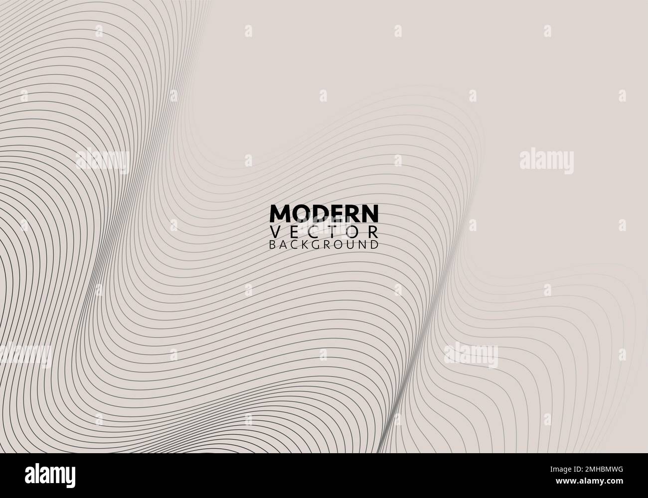 Abstrakte Farbverlaufsvektorvorlage mit fließenden Formen Stock Vektor