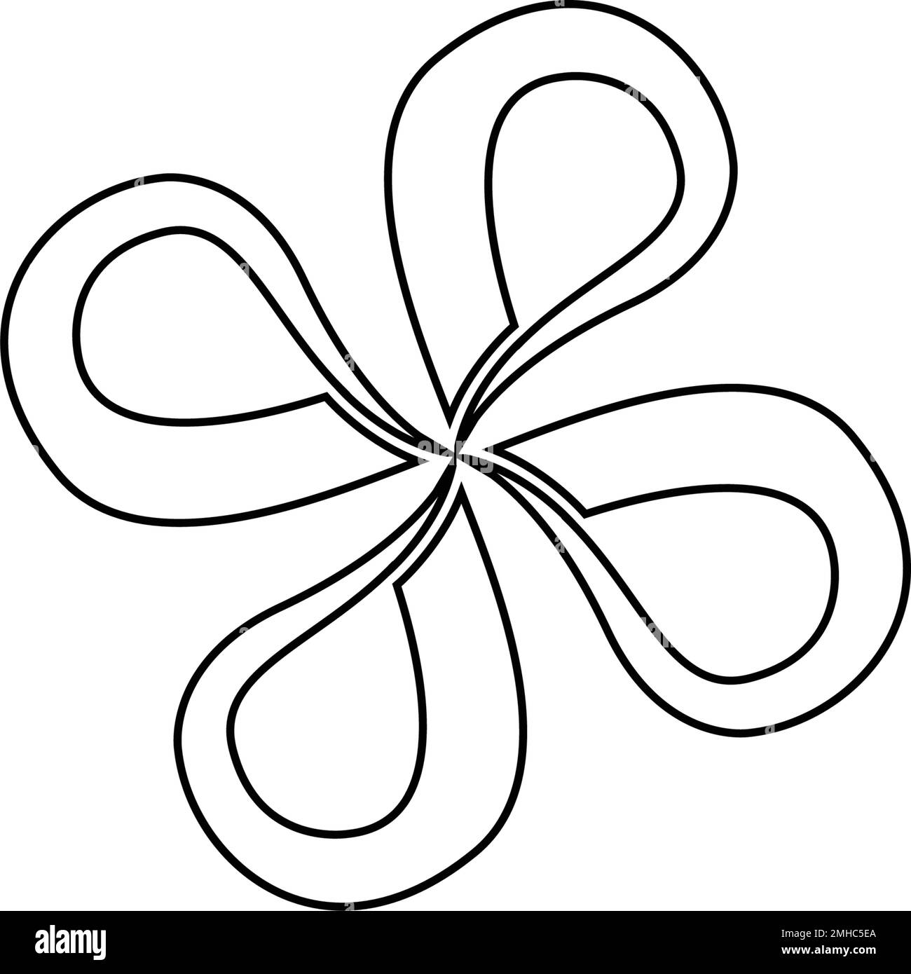 Design mit Logo für Windlüfter Stock Vektor