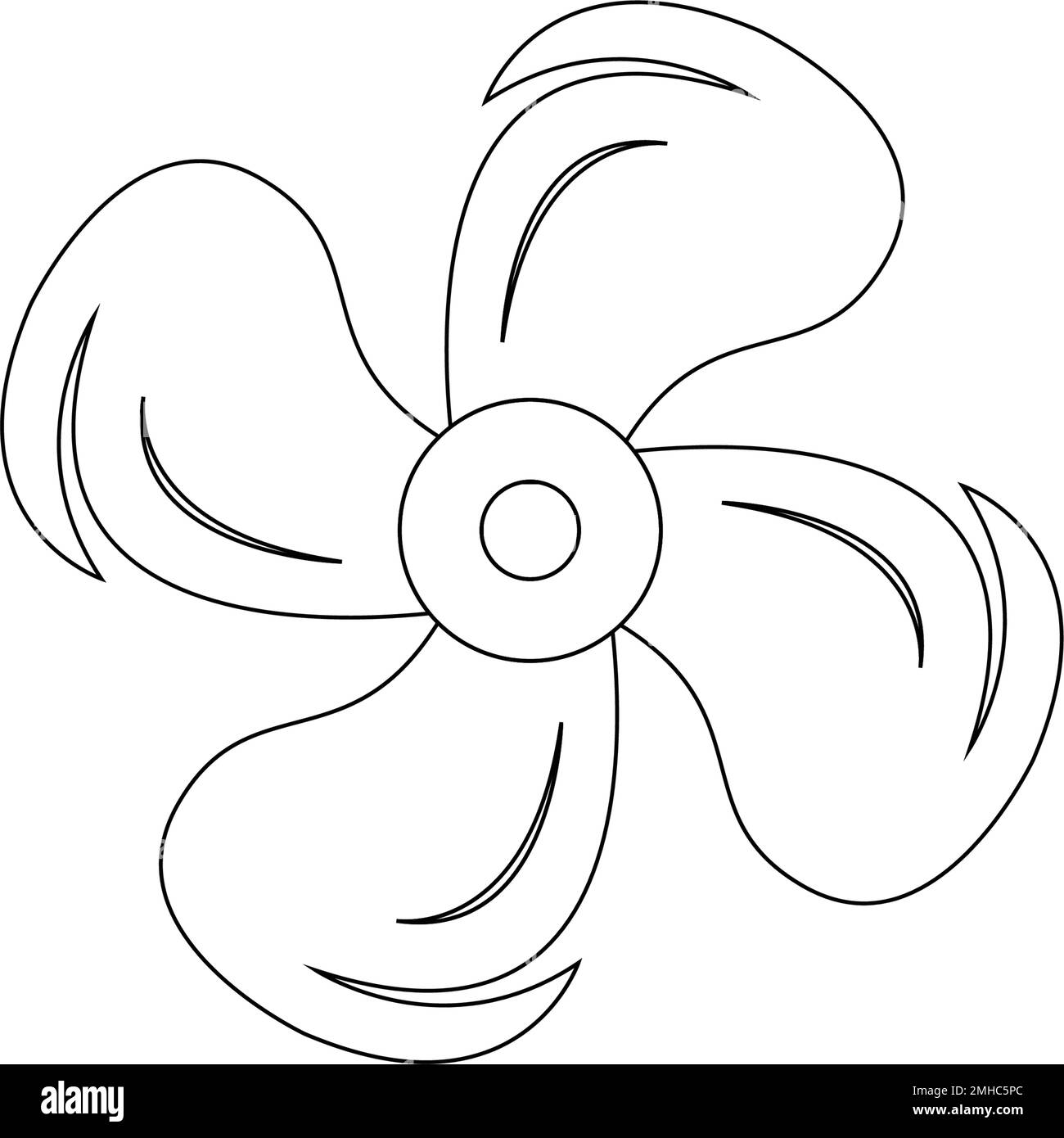 Design mit Logo für Windlüfter Stock Vektor