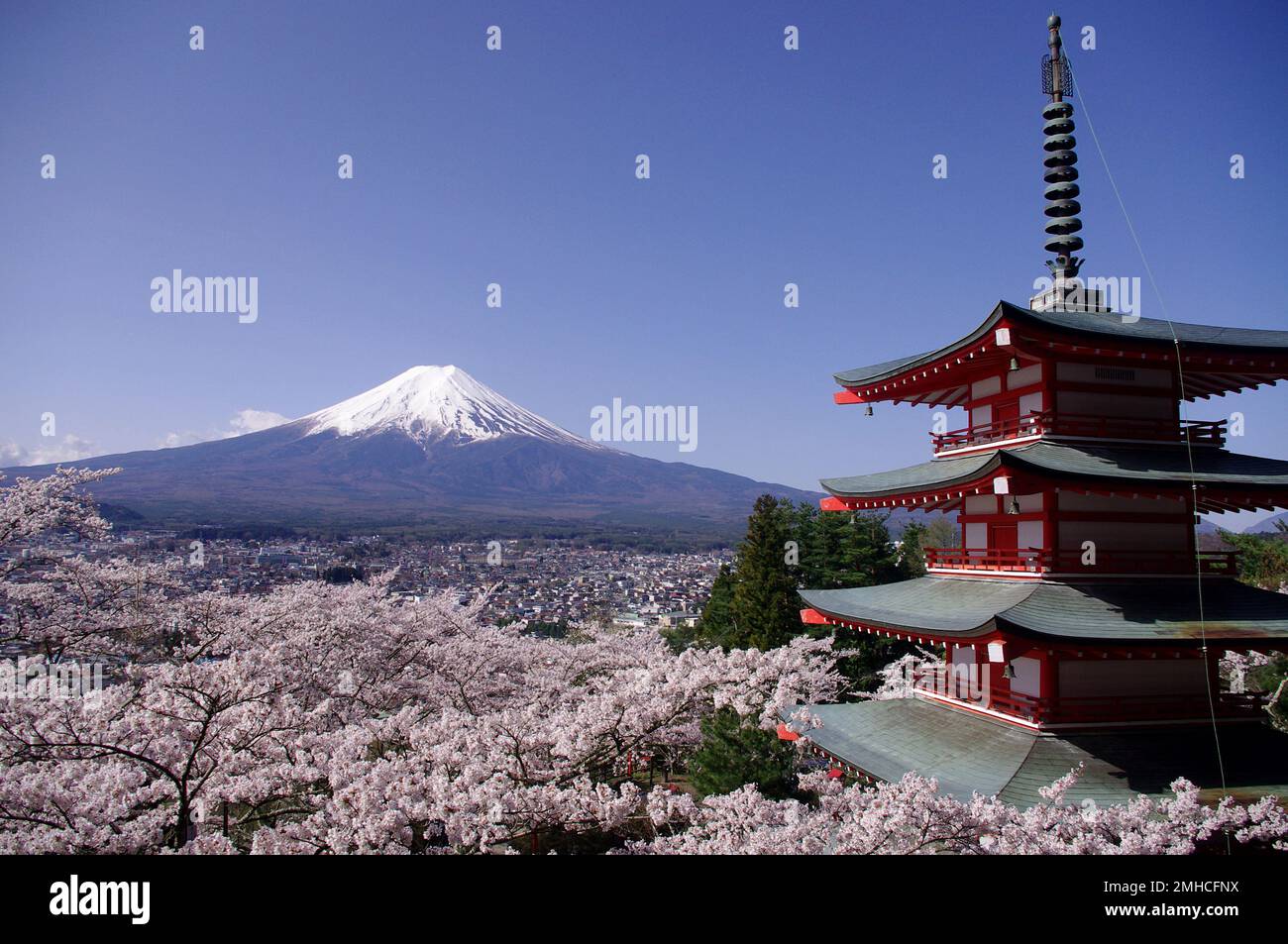 Arakura Sengen Park Stockfoto