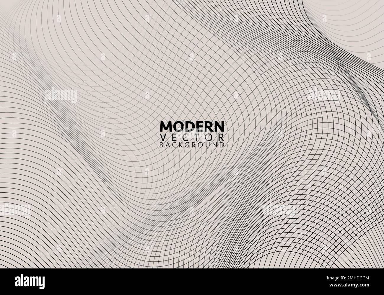 Abstrakte Farbverlaufsvektorvorlage mit fließenden Formen Stock Vektor