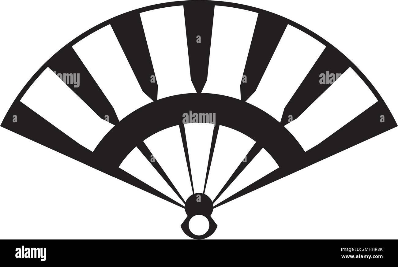 Symbol Handgebläse oder herkömmlicher Lüfter. vektordarstellung Symboldesign. Stock Vektor