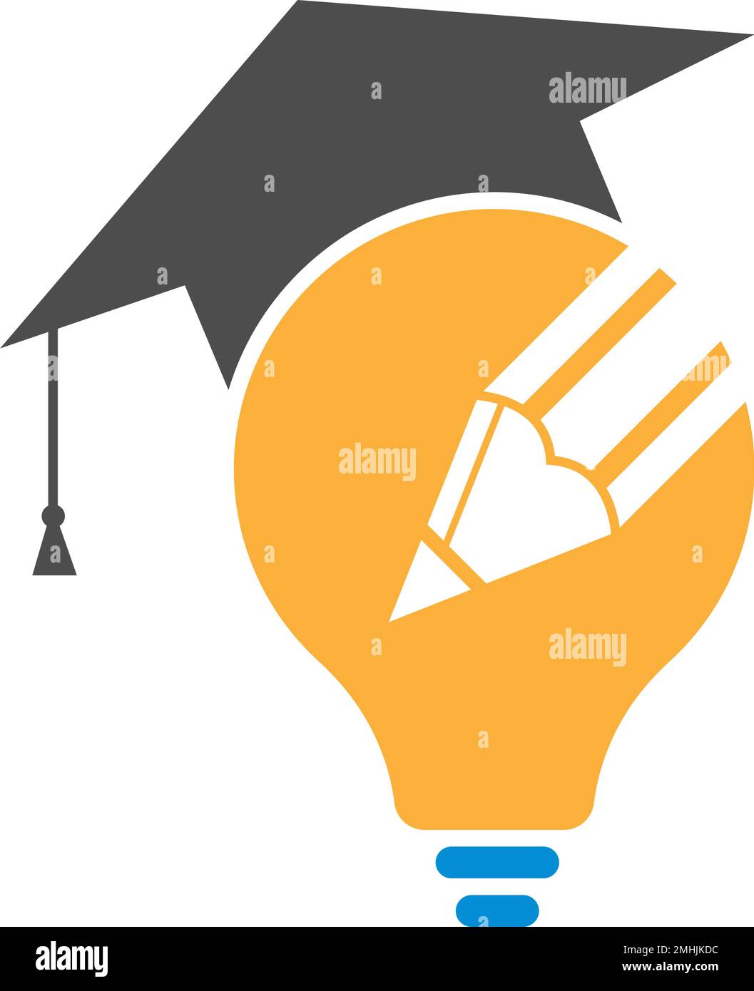 Lampensymbol Logo-Design-Illustration Stock Vektor