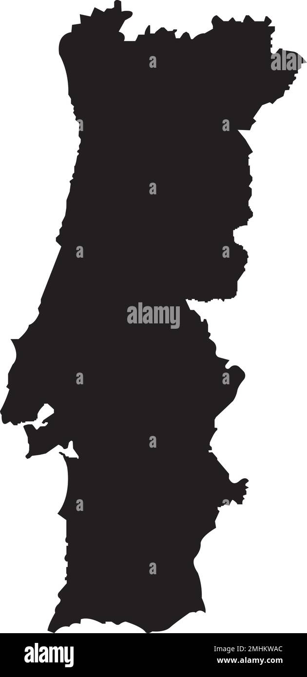 Kartensymbol für Portugal. vektordarstellung Symboldesign. Stock Vektor