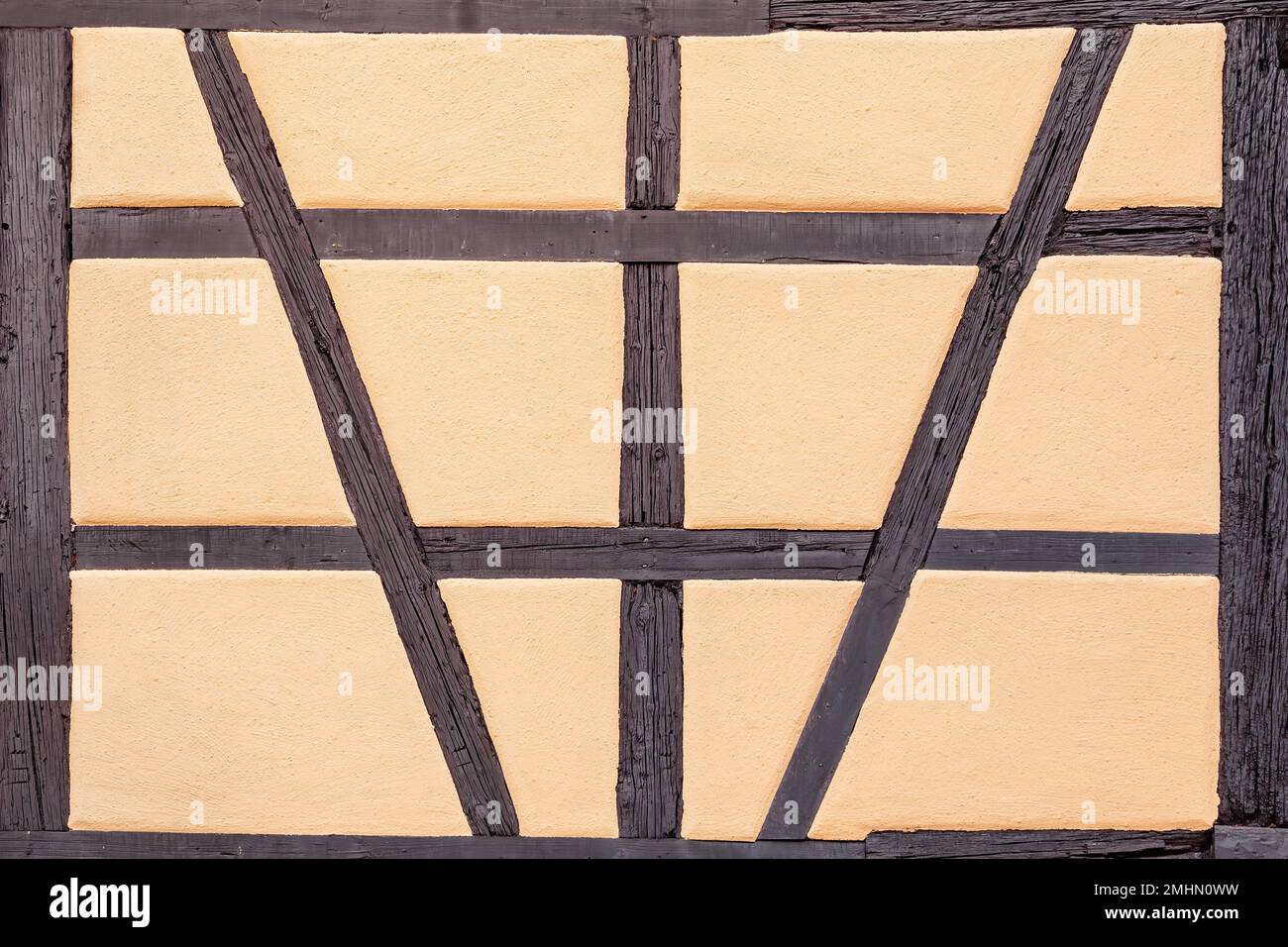 Fachwerkhaus aus dem Elsass, Frankreich Stockfoto