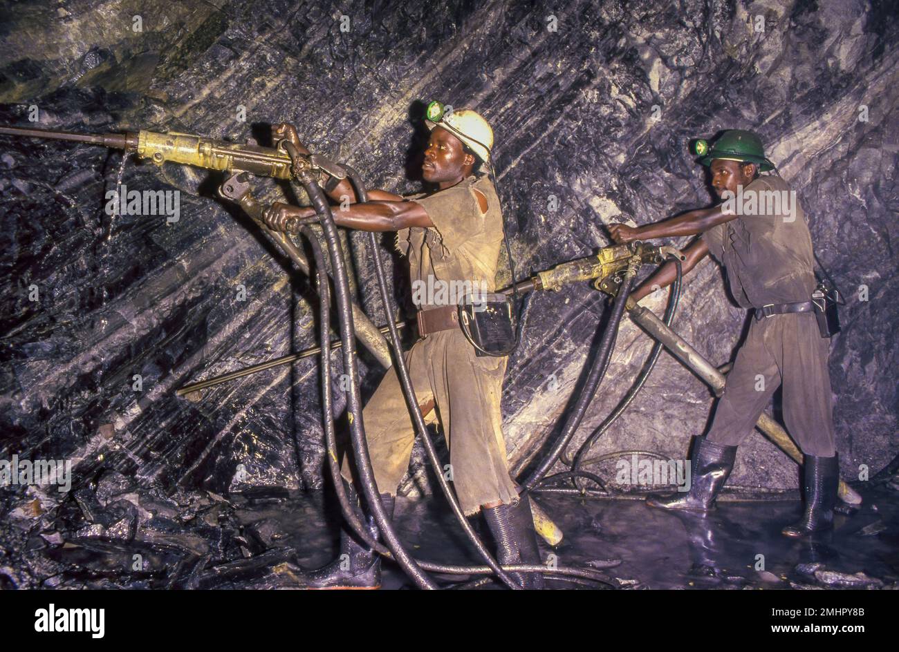 SAMBIA, Kupferbergbau im Kupferband. Stockfoto