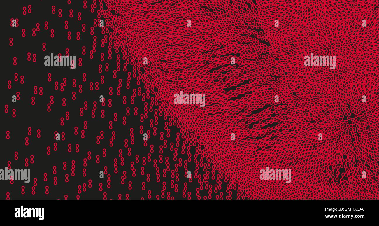 Hintergrund für Medizin, Wissenschaft, Technologie oder Bildung. Array mit dynamischen Partikeln. Abstraktes Gitterdesign. Vektordarstellung mit dynamischem Effekt Stock Vektor