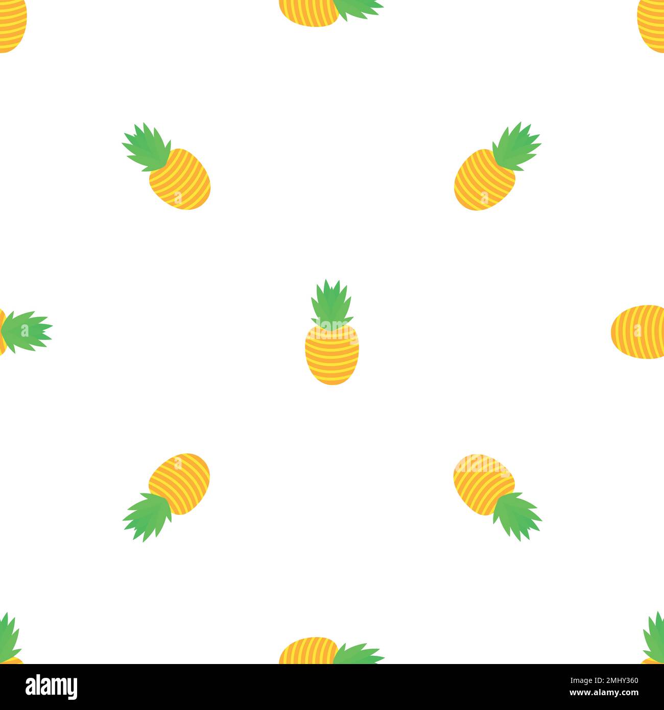 Ananas Muster nahtloser Vektor Stock Vektor