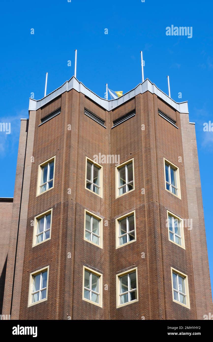 Fassade mit Fenstern, Nordrhein-Westfalen, Deutschland, Europa Stockfoto