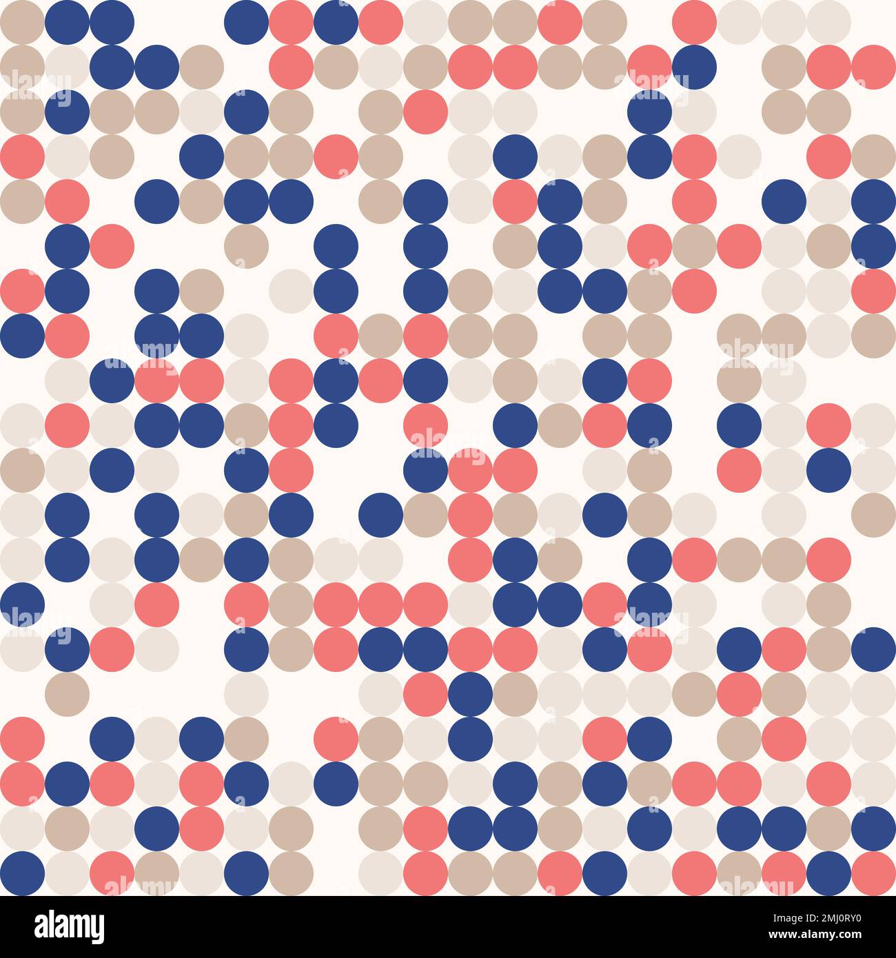 Abstrakt geometrischen Hintergrund, zufällige Färbung. Nahtloses Vektormuster. Bunte Mosaikdarstellung. Perfekt zum Einwickeln von Papier, Tapete, Stoff d Stock Vektor