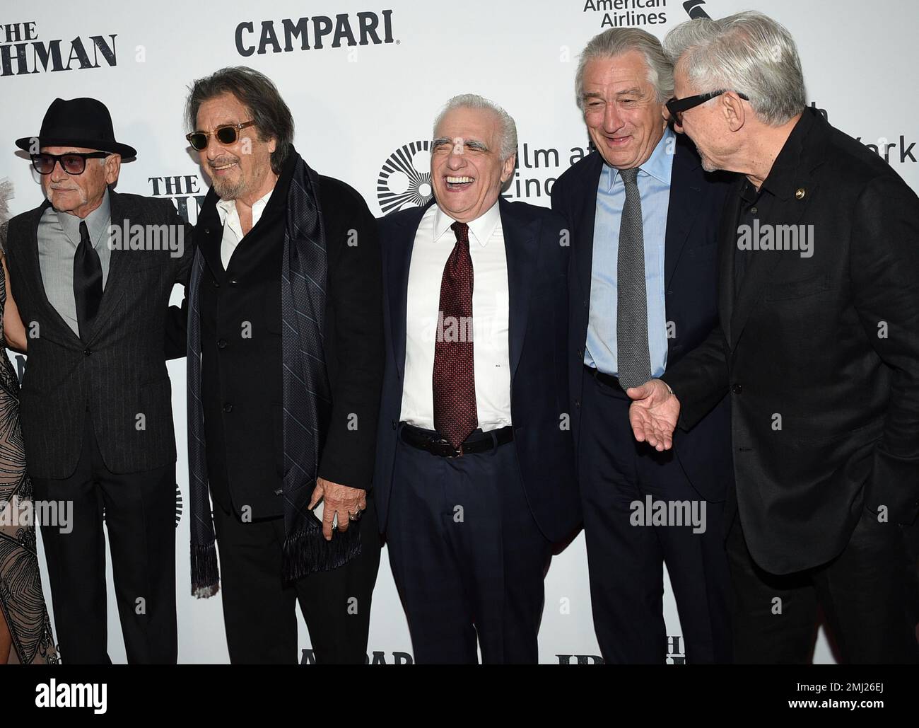 Actors Joe Pesci, from left, Al Pacino, director/producer Martin