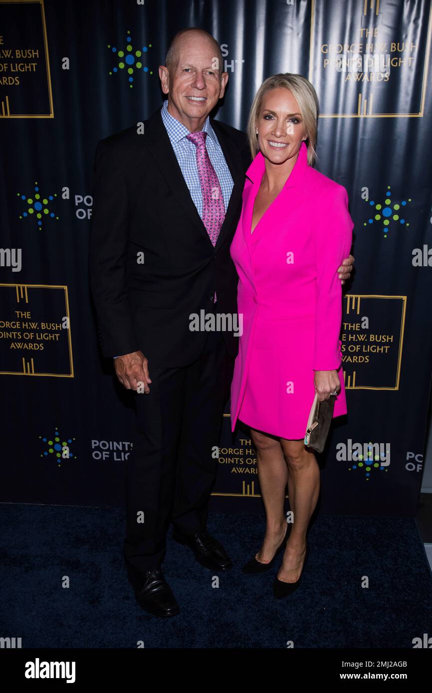 Peter McMahon and Dana Perino attend the H.W. Bush Points of(09)