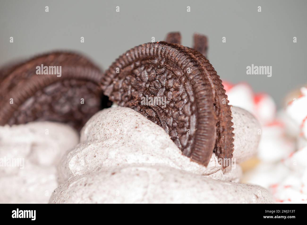 oreo vegane Cupcakes Stockfoto