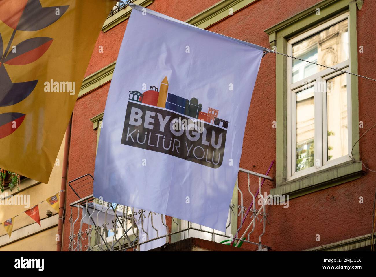 Beyoglu Culture Route Festival - Kunst-, Kultur- und Unterhaltungsfestival von Beyoglu, Istanbul, Türkei Stockfoto