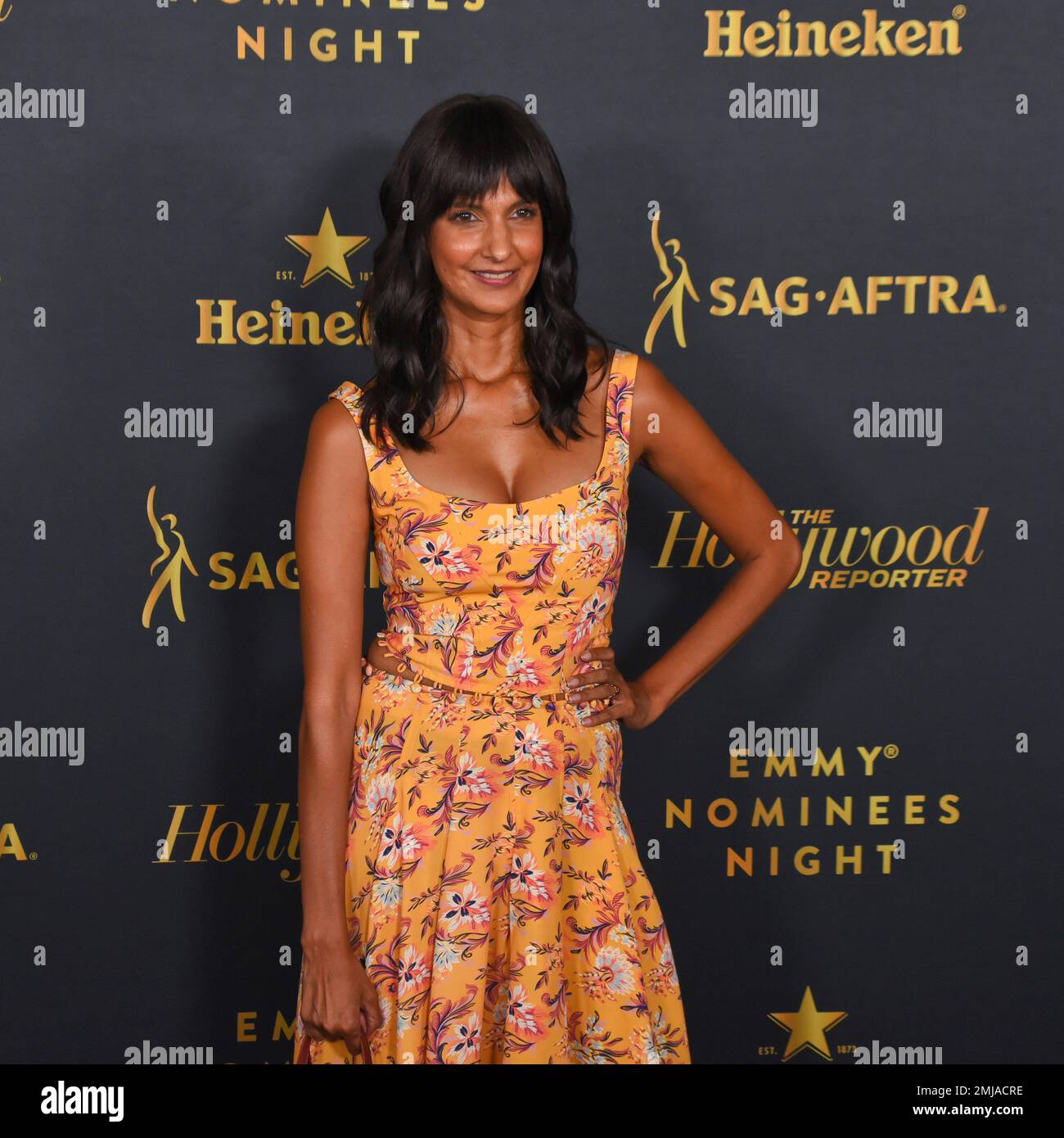 Poorna Jagannathan besucht den Hollywood Reporter und die "Emmy Nomees Night" der SAG-AFTRA. Foto: Michael Mattes/michaelmattes.Co Stockfoto