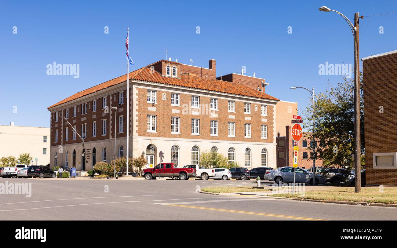 Bartlesville, Oklahoma, USA - 18. Oktober 2022: Das Washington County Courthouse Stockfoto