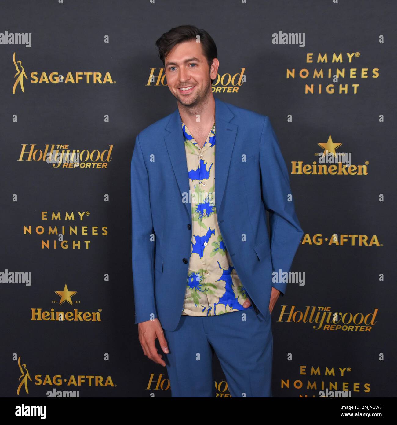 Nicholas Braun besucht den Hollywood Reporter und die "Emmy Nominees Night" der SAG-AFTRA. Foto: Michael Mattes/michaelmattes.Co Stockfoto