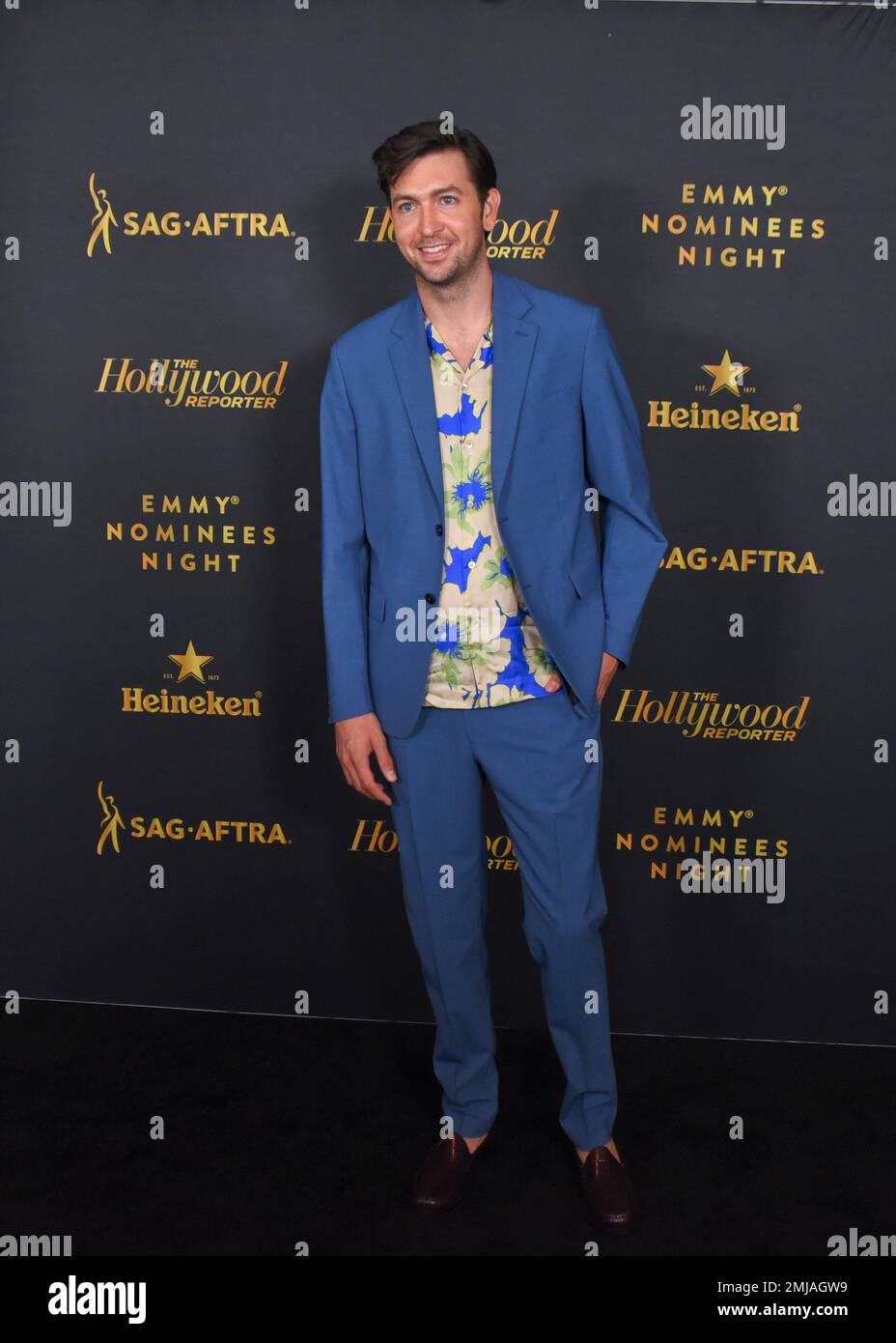 Nicholas Braun besucht den Hollywood Reporter und die "Emmy Nominees Night" der SAG-AFTRA. Foto: Michael Mattes/michaelmattes.Co Stockfoto