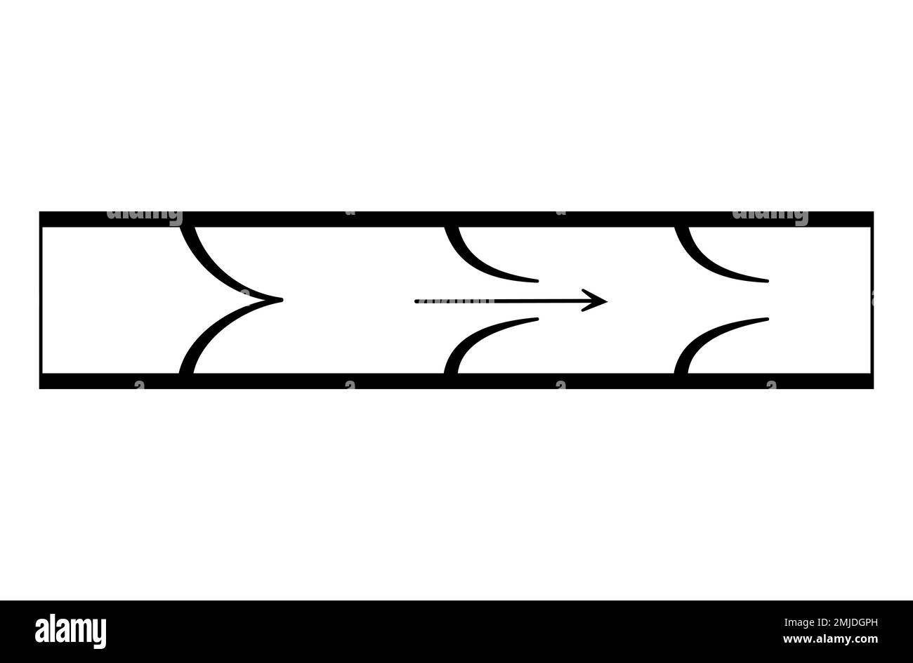 Lymphgefässe, konzeptionelle Illustration Stockfoto