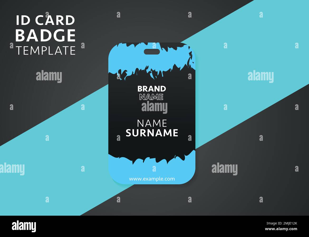 Moderne Vorlage für Corporate Identity Card, elegantes Design für Business-id-Karten. ID-Entwurfsvorlage. Stock Vektor