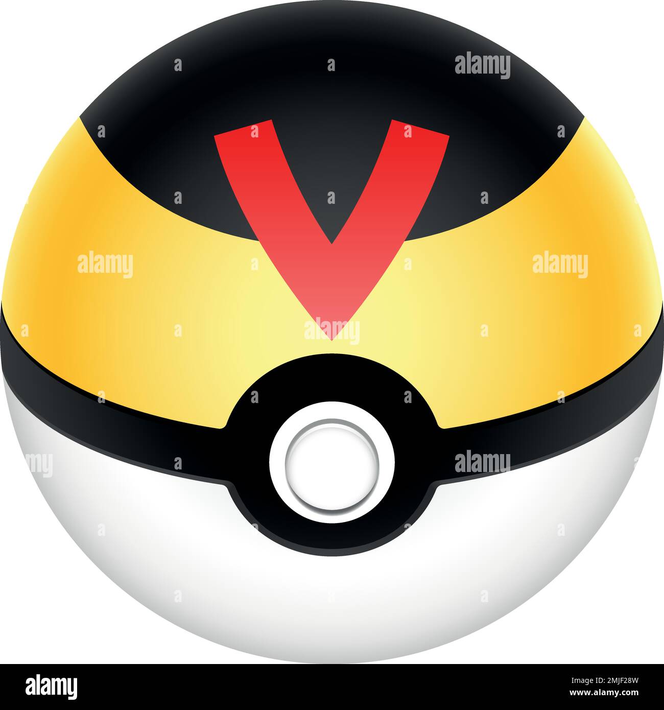 VR-Spiel-Logo. AR-Monster-Fanball Stock Vektor