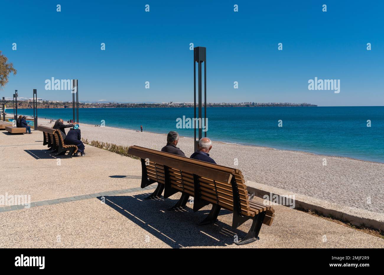 Antalya-Strand Stockfoto