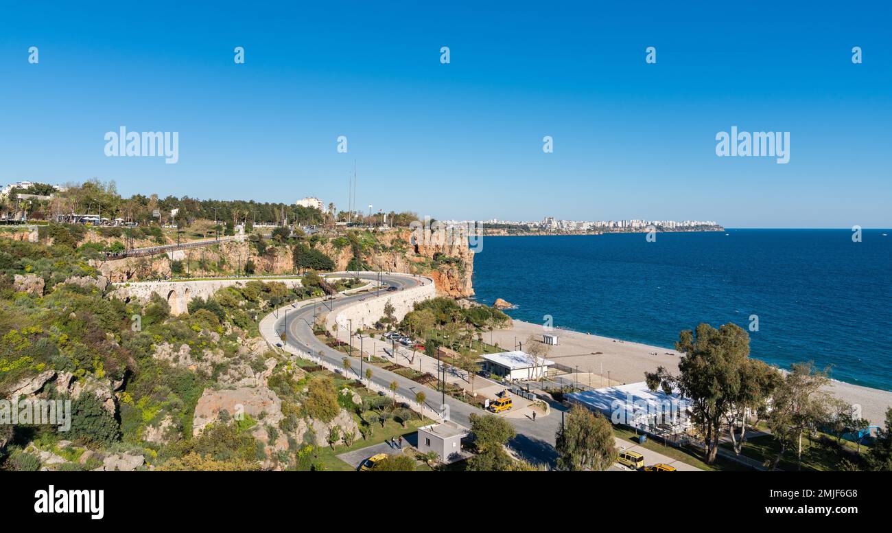 Mediterrane Landschaft von Antalya Stockfoto