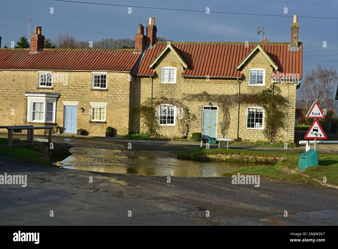 Hovingham Village, Ryedale, North Yorkshire Stockfoto