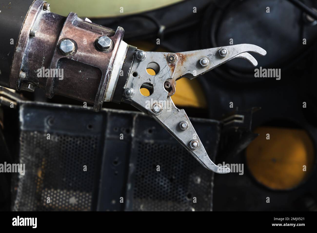 Bathyscaphe mechanischer Arm, Nahaufnahme Stockfoto