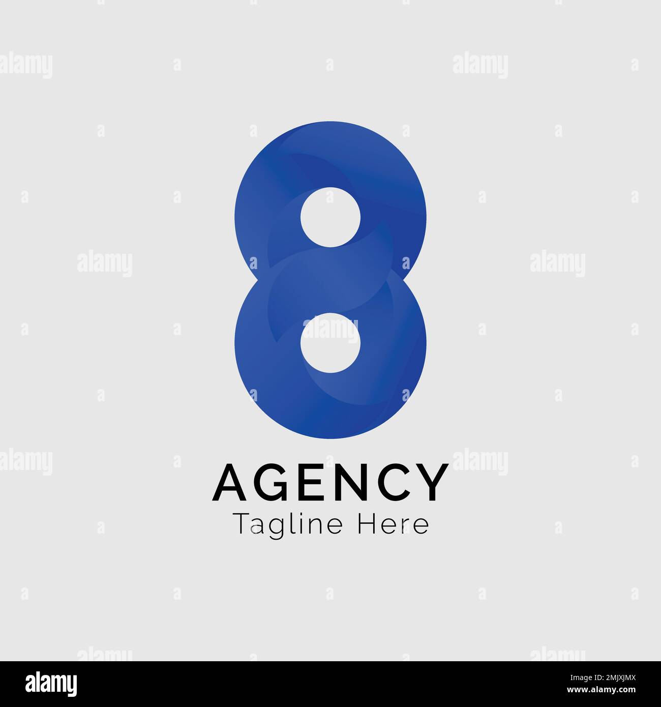 Firmenlogo Der Gradient Vector Agency Stock Vektor