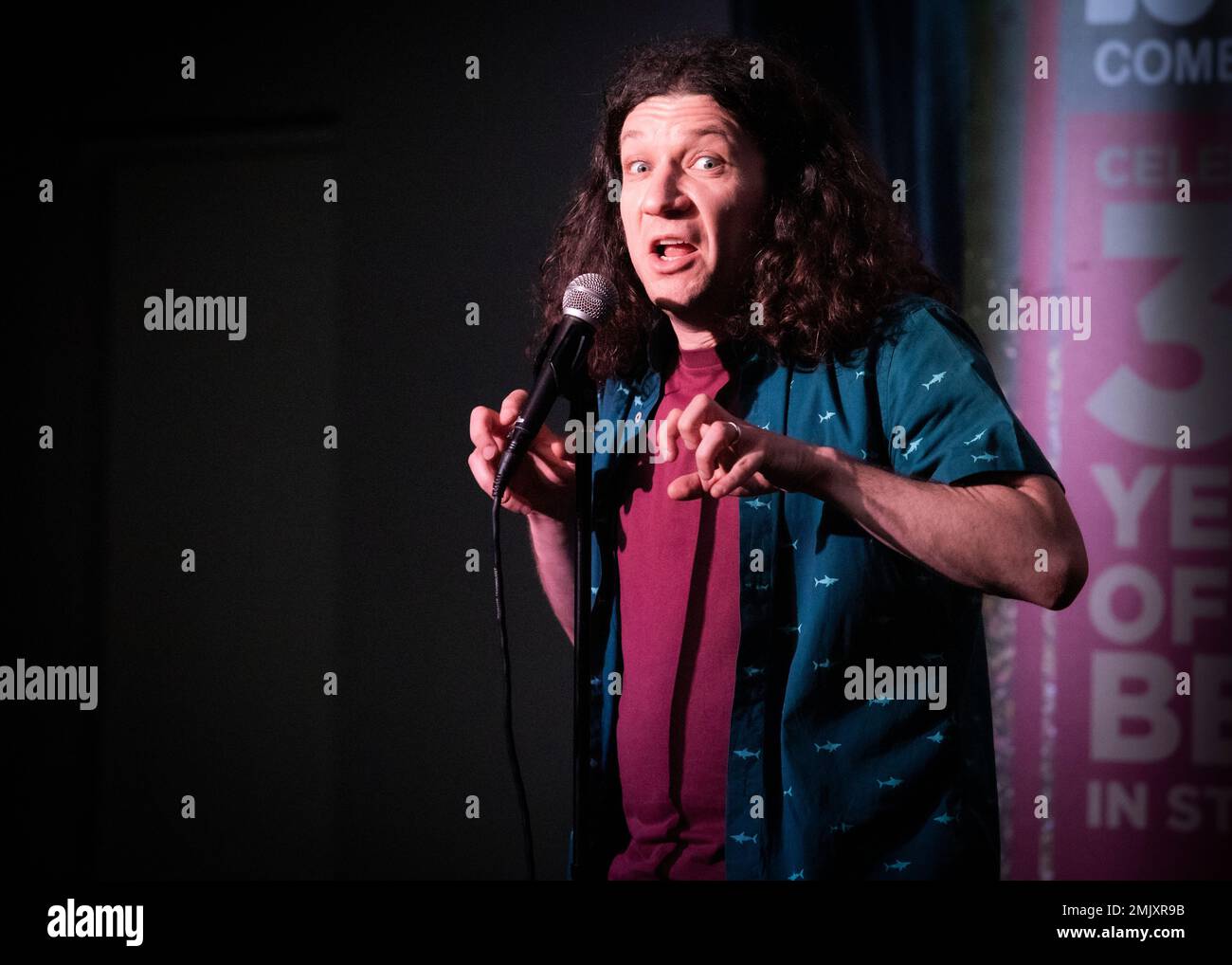 Ben Van Der Velde, Joker Comedy Club, Southend, Essex © Clarissa Debenham/Alamy Stockfoto