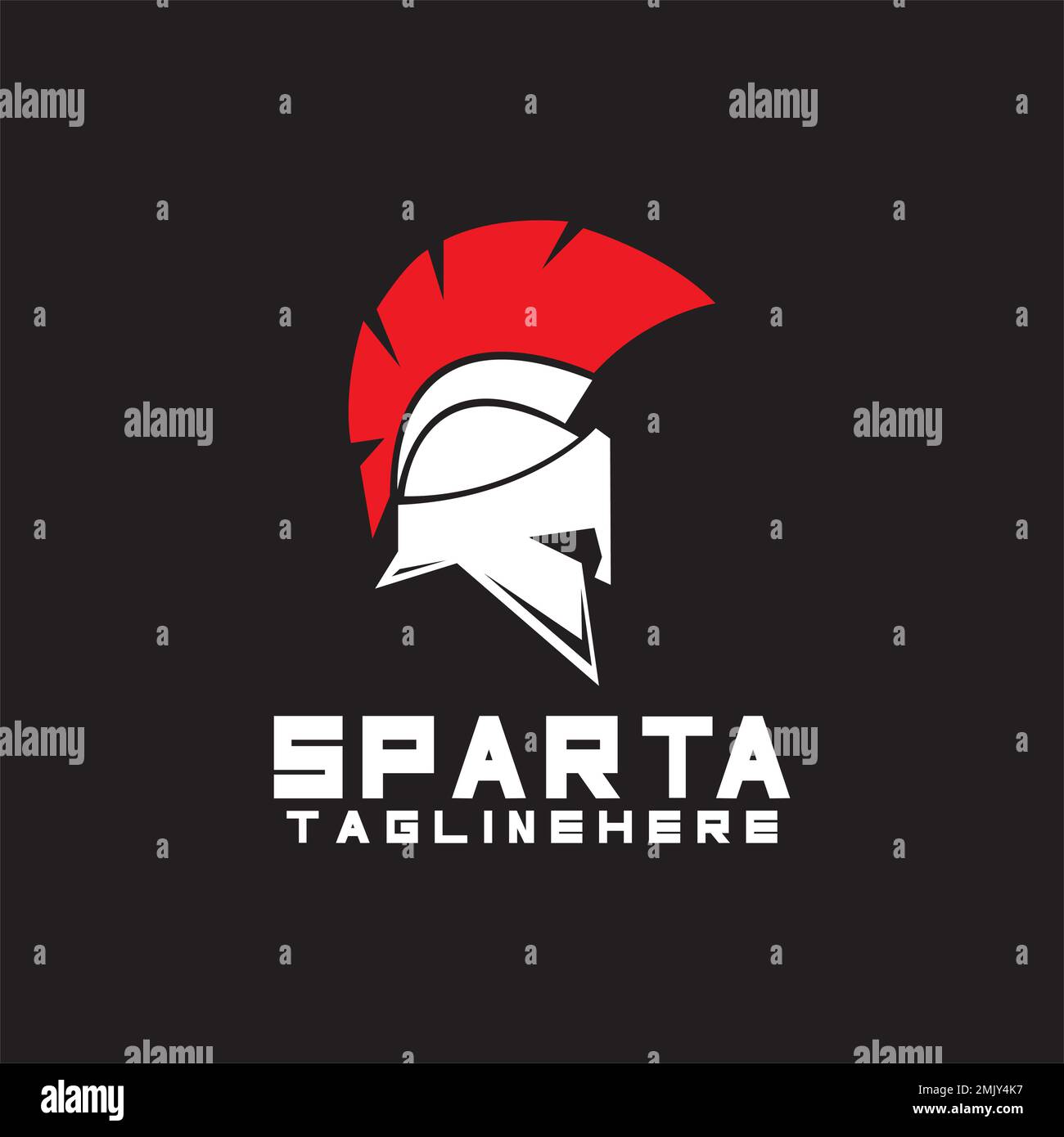 spartan Logo Icon Designs Vektor Stock Vektor