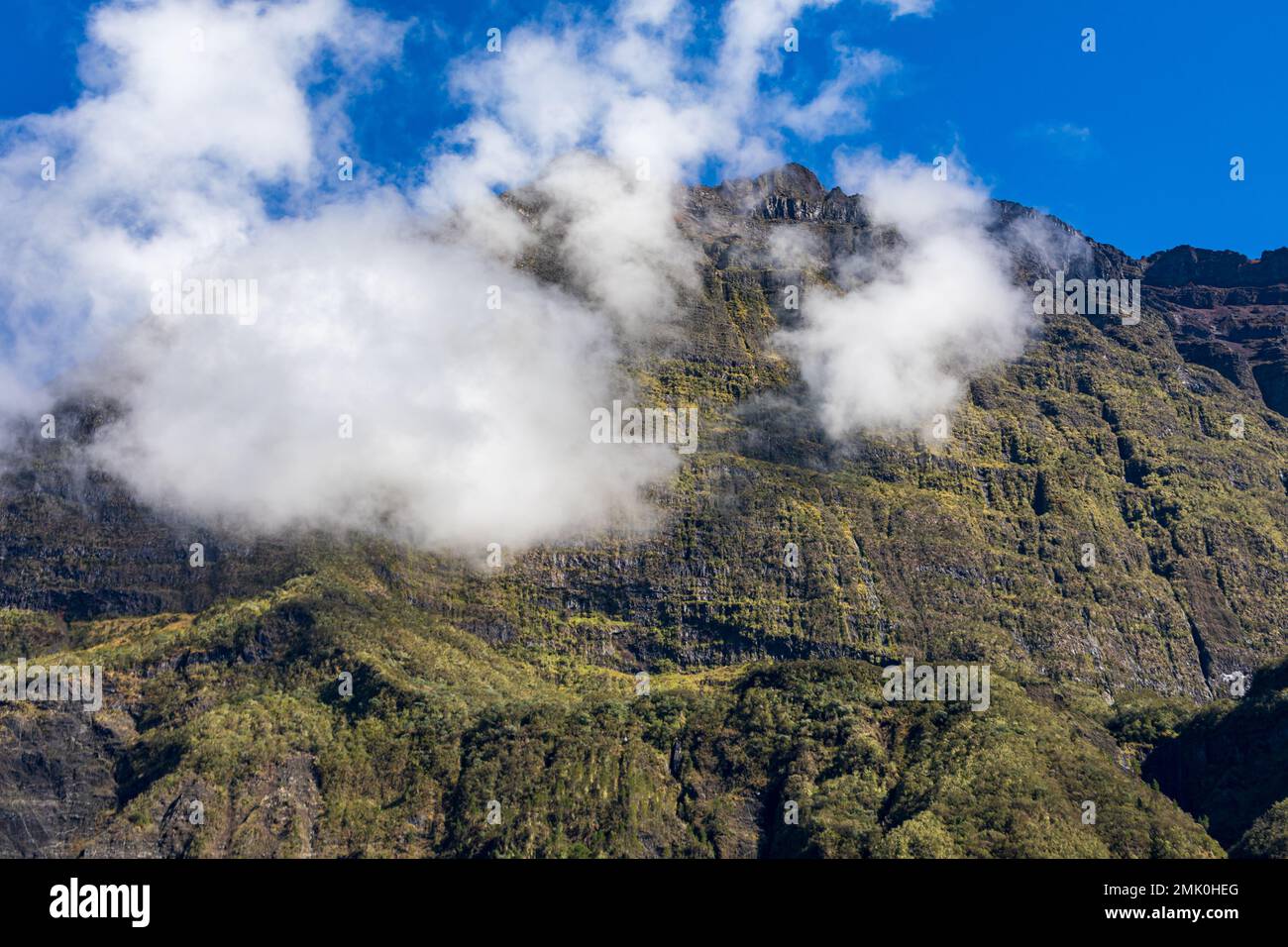 Wanderung nach piton des neiges Fotos und Bildmaterial in hoher