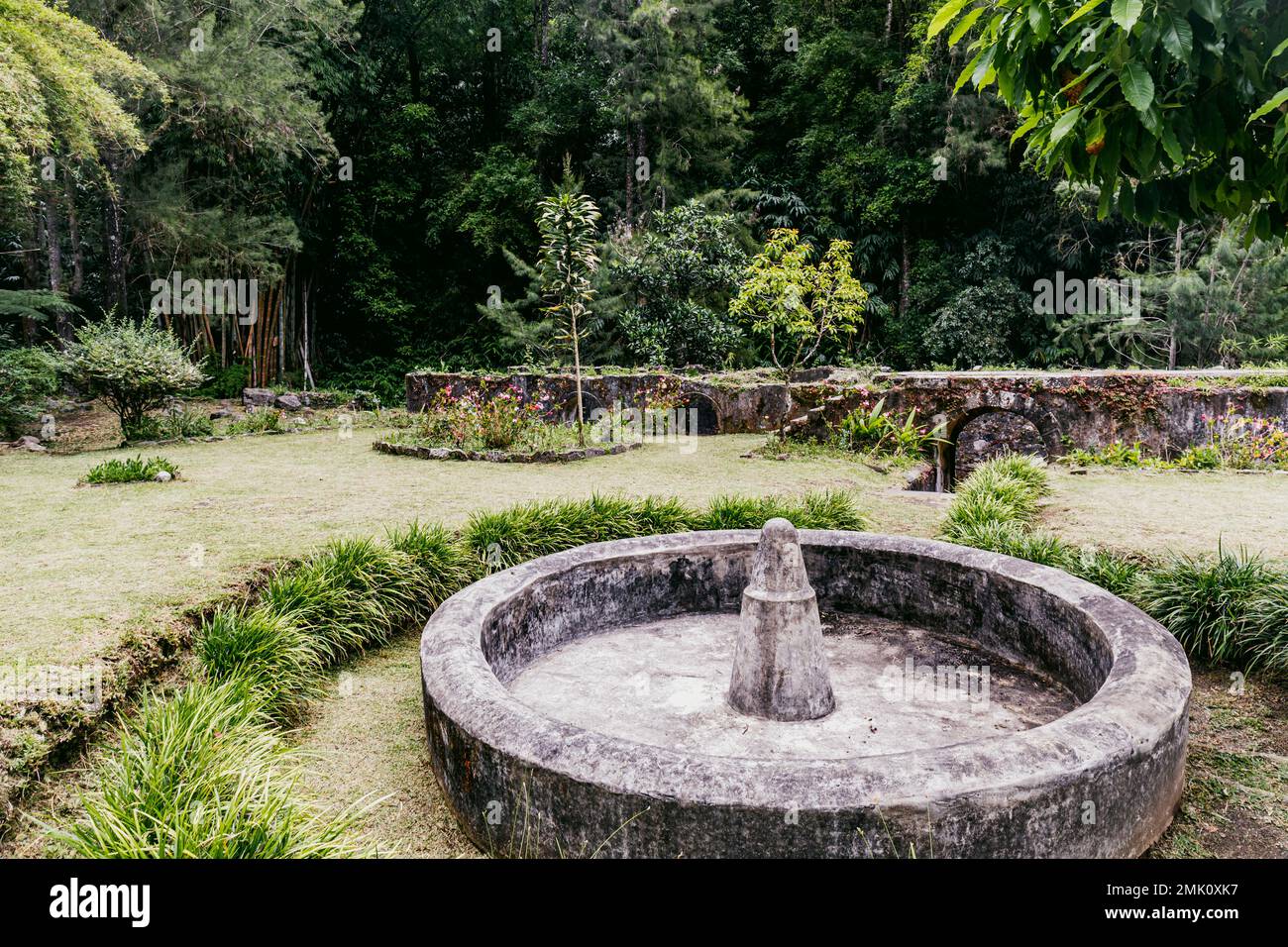 Salazie, Reunion Island - Alte Thermalbäder von Hell-Bourg Stockfoto