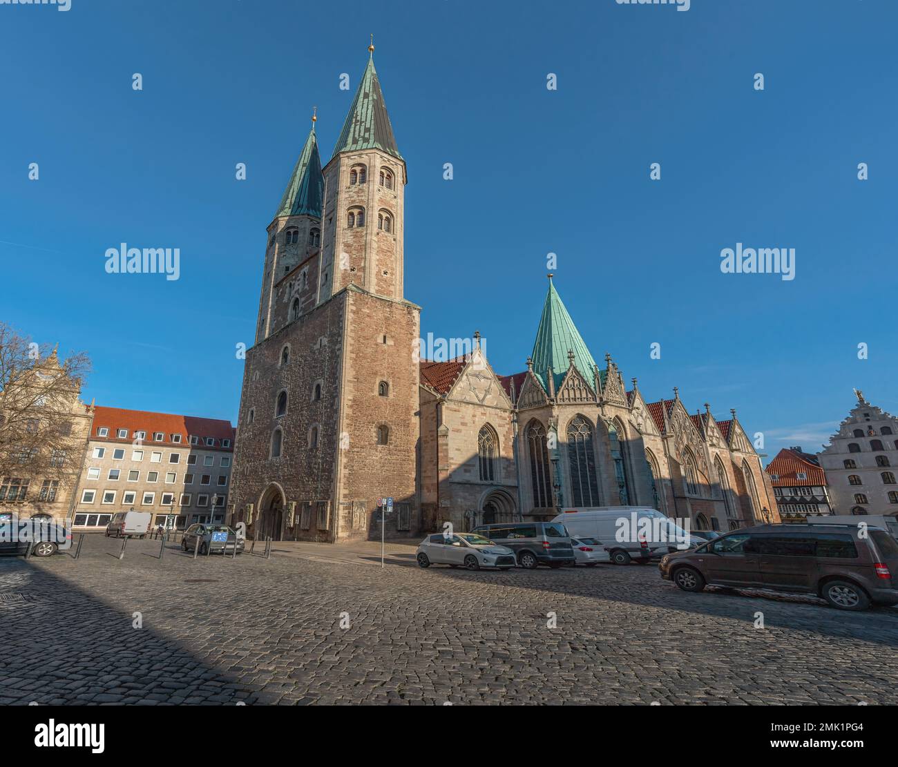 St. Martini-Kirche - Braunschweig, Niedersachsen, Deutschland Stockfoto