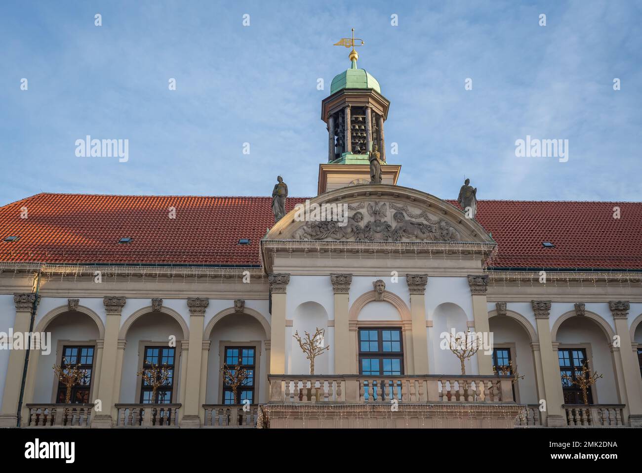 Altes Rathaus von Magdeburg am Alten Marktplatz - Magdeburg, Sachsen-Anhalt, Deutschland Stockfoto