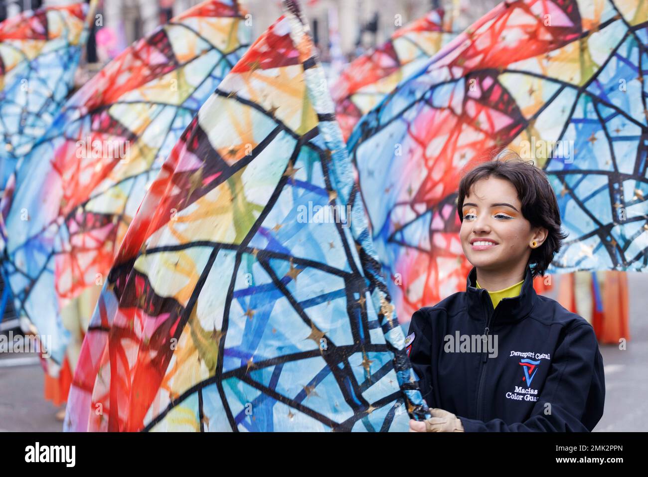Die Silvesterparade findet im Zentrum von London statt, um das neue Jahr 2023 zu feiern. Aufnahme am 1. Januar 2023. © Belinda Jiao jiao.bili Stockfoto