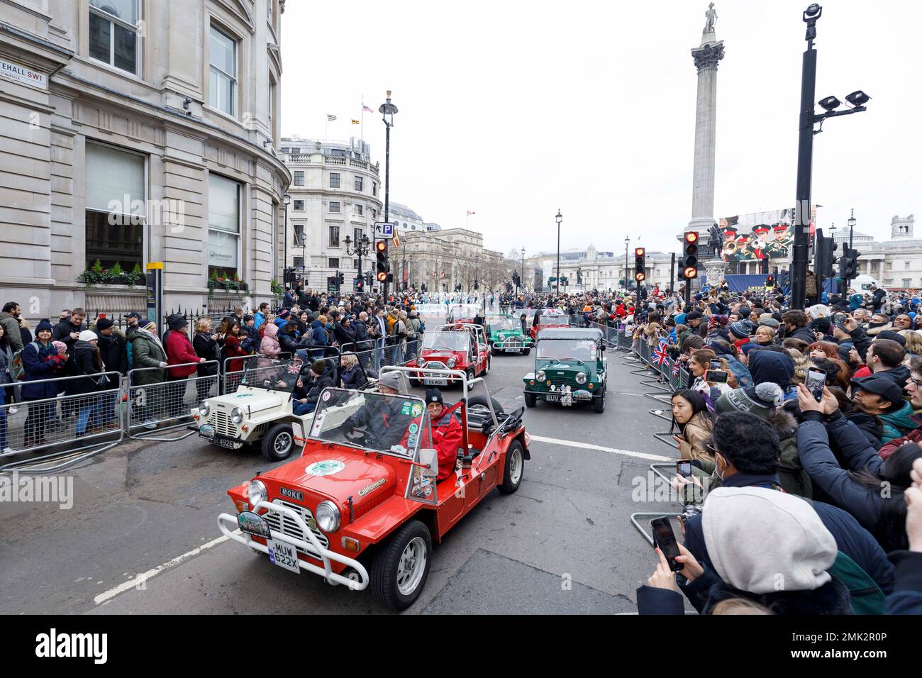 Die Silvesterparade findet im Zentrum von London statt, um das neue Jahr 2023 zu feiern. Aufnahme am 1. Januar 2023. © Belinda Jiao jiao.bili Stockfoto