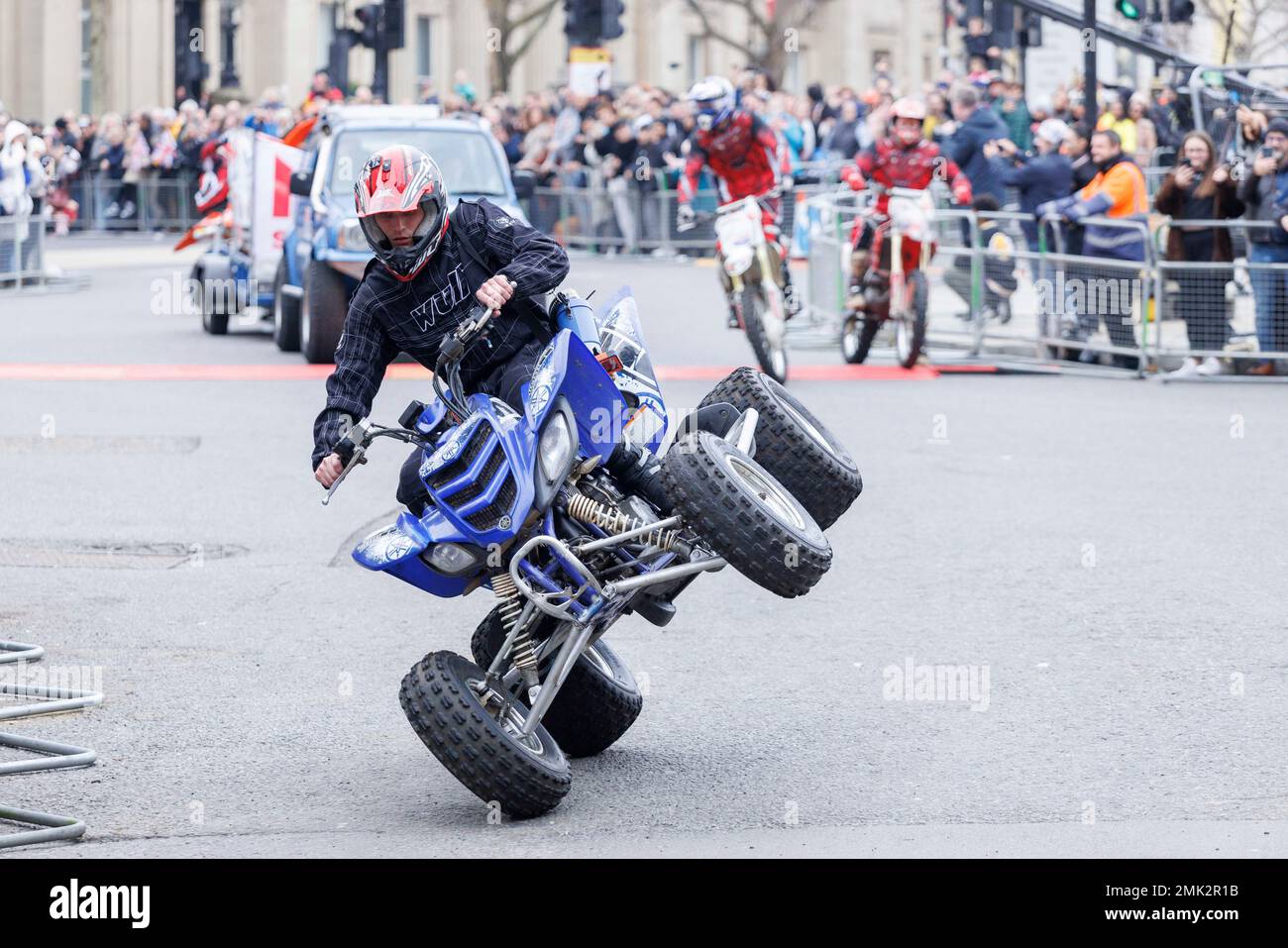 Die Silvesterparade findet im Zentrum von London statt, um das neue Jahr 2023 zu feiern. Aufnahme am 1. Januar 2023. © Belinda Jiao jiao.bili Stockfoto