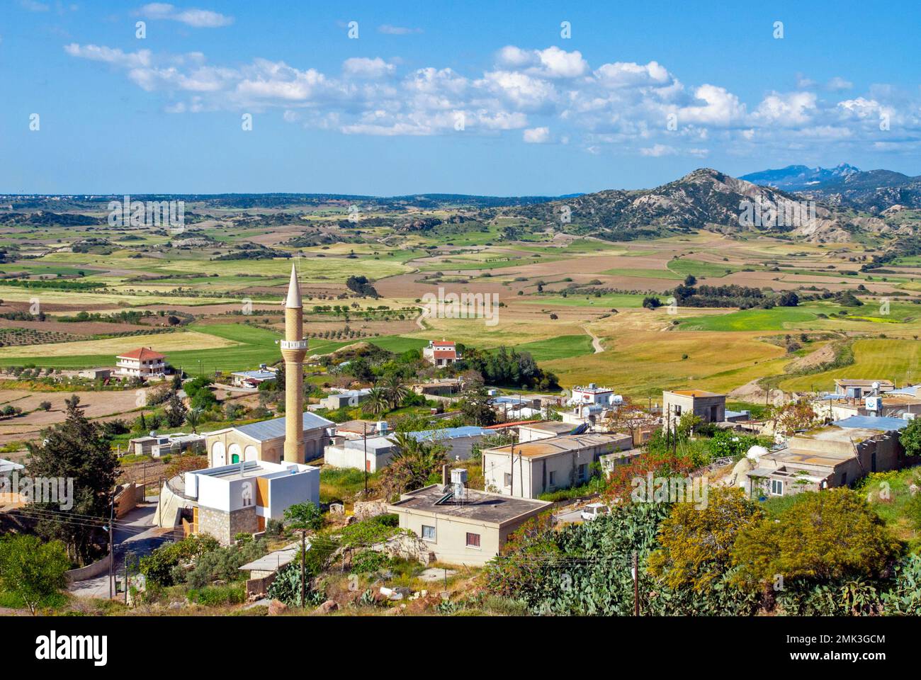 Das Dorf Platanissos (Balalan) auf der Halbinsel Karpaz Stockfoto