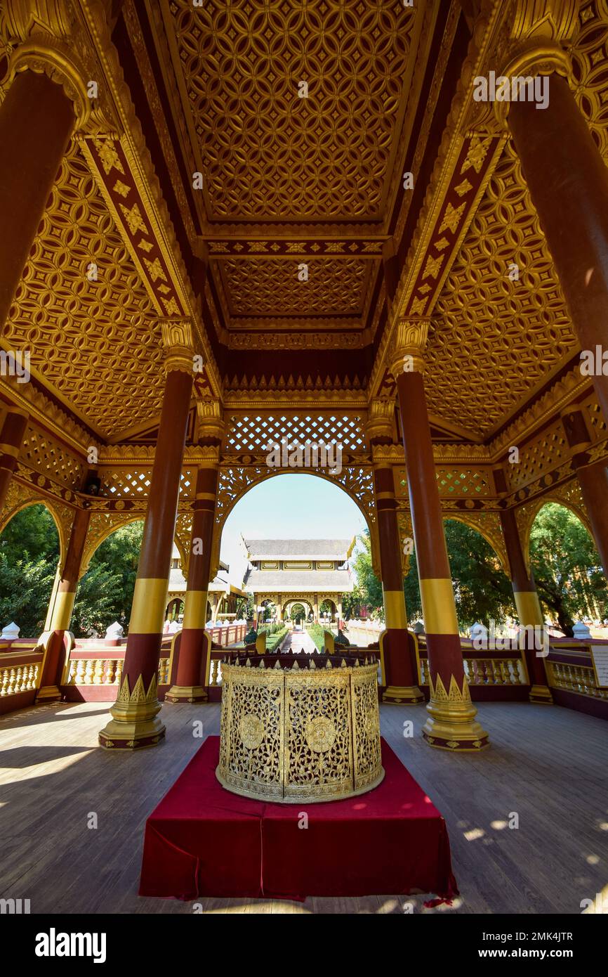 Der goldene Palast von Bagan Stockfoto
