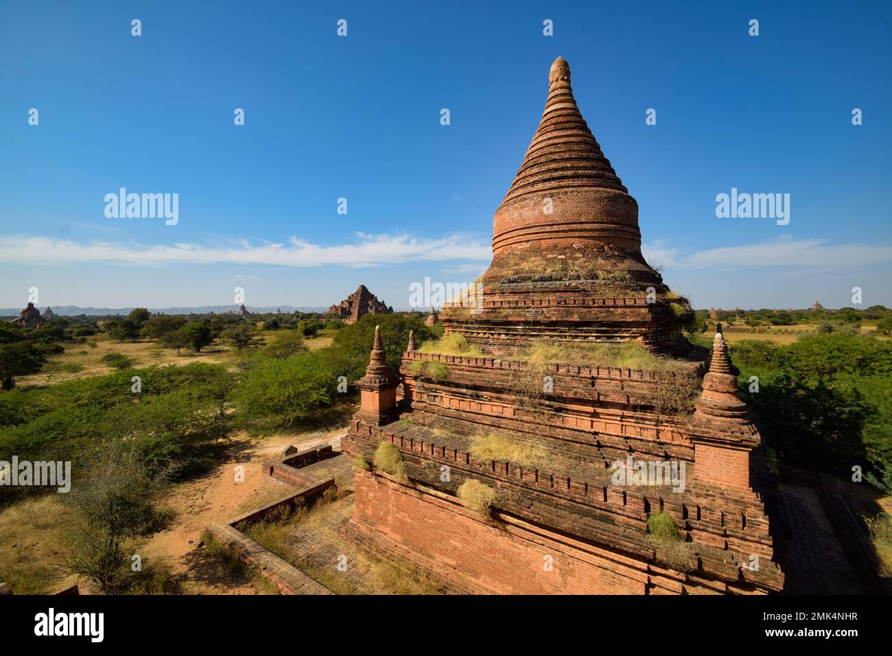 Tempel in Bagan Stockfoto