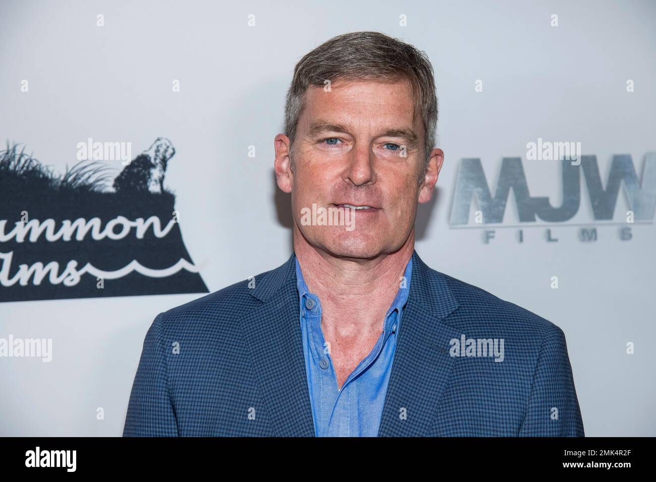 Mike Witherill attends the premiere of "Stuck" at The Crosby Hotel on Tuesday, April 16, 2019, in New York. (Photo by Charles Sykes/Invision/AP) Stockfoto