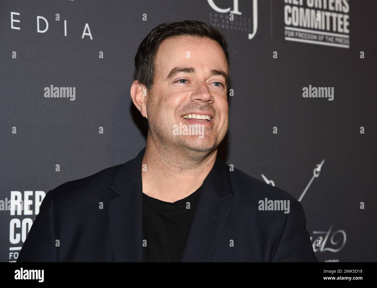 Carson Daly attends The Hollywood Reporter's annual Most Powerful People in Media cocktail reception at The Pool on Thursday, April 11, 2019, in New York. (Photo by Evan Agostini/Invision/AP) Stockfoto