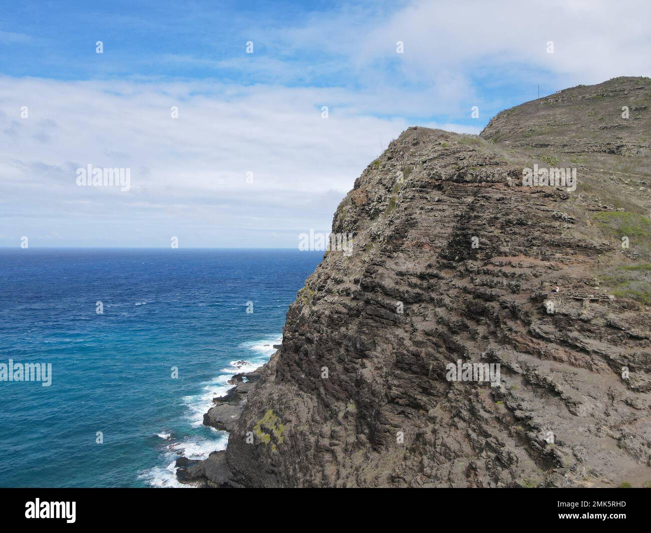 Makapu'U Cliff-Side Stockfoto