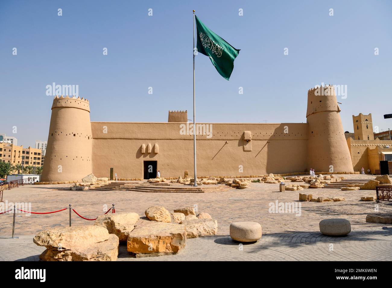 Al Masmak Fort, historische Festung aus dem Jahr 1865, Riad, Saudi-Arabien Stockfoto
