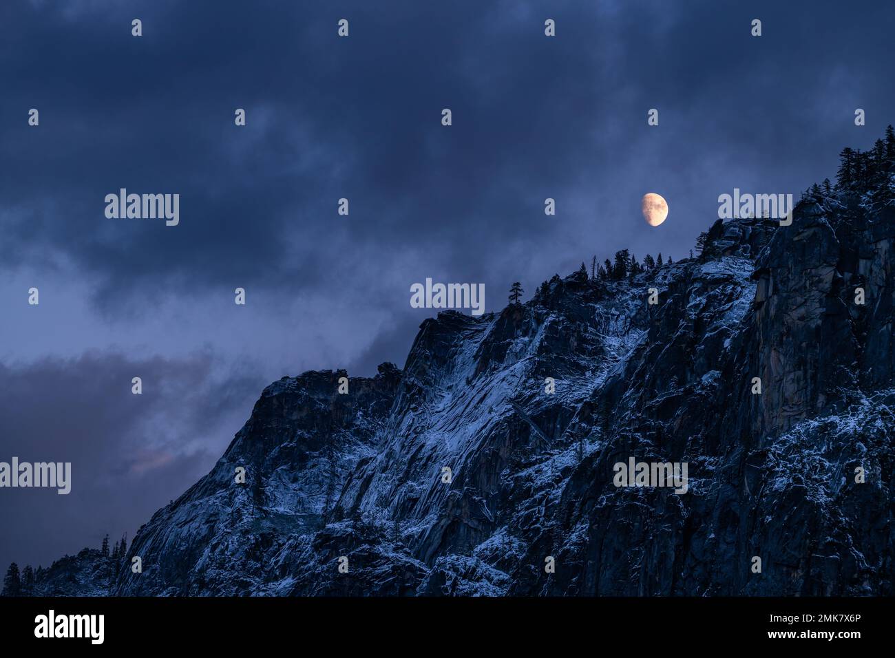 Der weltberühmte Tunnelblick des Yosemite-Nationalparks Stockfoto