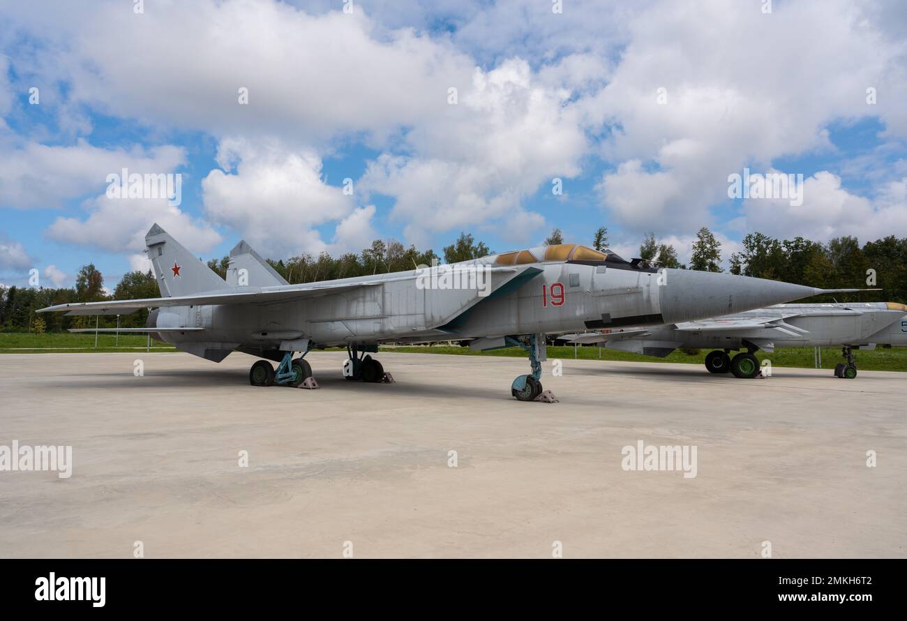 Militärstützpunkte Moskaus Patrioten Stockfoto